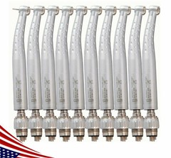 Pack of Dental Fast High Speed Handpiece with 4 Holes Swivel Coupler