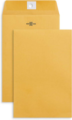 Blue Summit Supplies 100 6” x 9” Clasp Envelopes with Gummed 6 x 9, Brown