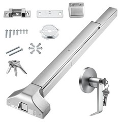 VEVOR Push Bar Door Locks Stainless Steel Panic Bars for Exit Doors with Lever