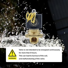 1/2″ PT AC 110V Electric Solenoid Valve Brass Water Air Gas 2W-160-15 US STOCK