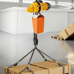Electric Chain Hoist Single Phase Crane Hoist 2200 lbs Load 10 ft Lifting 1300W