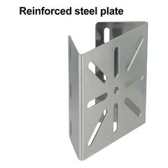 High Compatibility Stainless Steel Pole Bracket with Reinforced Steel Plate