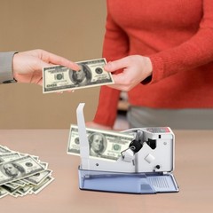 Money Counter Machine Currency Cash Bank Counterfeit Cash Counting Detector
