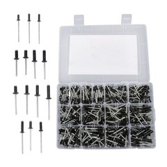 500 Pack pop rivets assortment kits 3/32″ 1/8″ 5/32″ 3/16″ For DIY USE