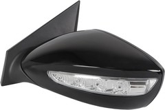 Left Driver Side View Mirror Black Compatible with 2011-2014 Hyundai Sonata Heat