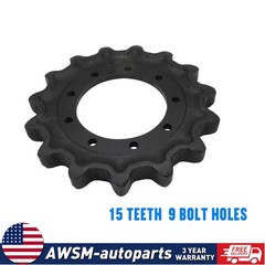 V0511-21110 Drive Sprocket 15 Teeth For Kubota SVL75 75C SVL75-2 SVL75-2C