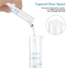 1Pcs 10/25/50/100/250/500Ml Plastic Measuring Cylinder Lab Graduated Cylinder Ch
