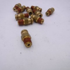 10 Pack DOT Male PTC Push to Connect 5/32″ Tube OD x 1/16 MPT Air Brake Brass