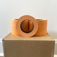 48 Rolls 1″ X 60 Yards Orange Automotive Painters Masking Tape USA MADE BODYSHOP