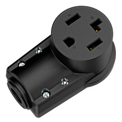 NEMA 14-30R Plug,14-30 30A/125/250V Female Connector, (ETL Certified) 30Amp 125/