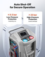 VEVOR Fully Automatic Refrigerant Recovery Machine 1234yf A/C Vacuum Recharging