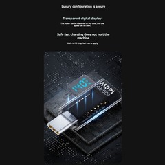 USB C Adapter LED Wattage Display 140W 40Gbps 8K USB C Extension PD3.1 Type6985