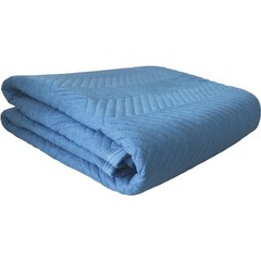 Ironton Nonwoven Moving Blanket, 80in.L x 72in.W, Blue