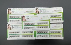 Dental Orthodontic MIM Monoblock Brackets Mini Roth 022 Slot 345 hooks Mesh Base