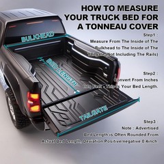 Soft Tri-Fold Tonneau Cover for 2014-2018 Toyota Tundra 6.5ft 78in Bed