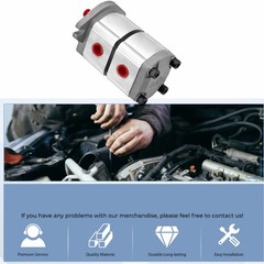 PGP51088G3LP Two-Section Hydraulic Pump For AGT Skid Steer Loader KTT23