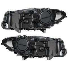 2011-2013 F10 550/528i Xenon HID Headlights Both Sides Chrome Clear Lens