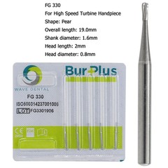 Wave Dental Carbide Burs FG Round Burs High Speed Friction Grip FG 4 6 8 330 245