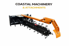 Trencher 48″ Skid Steer Loader Attachment 8″ width Bobcat Kubota CAT & More