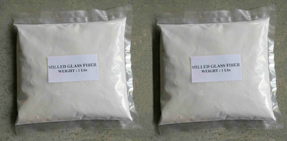 2 Lbs. Fiberglass Milled Glass Fibers Resin Filler Material