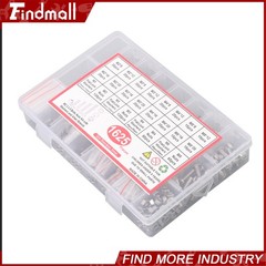 1625Pcs M2 M3 M4 M5 Metric Screw Assortment,304 Stainless Steel Bolts and Nuts