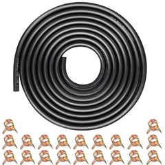 Fuel Line Hose 10ft 3/16 Inch ID Rubber Flexible Gas Diesel For Small Engines Ki