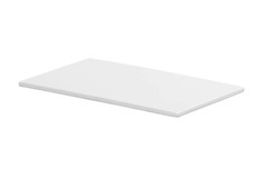 Cal-Mil 24407-610-15 6.5″ x 10.5″ x 0.5″H White Melamine Tray – 6 Each