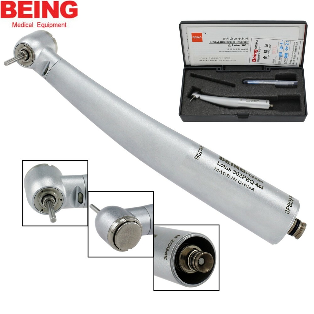 BEING Dental Fiber Optic LED Handpiece NSK Phatelus Machlite Coupling 6 Holes