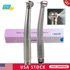 Dental Self Power LED Handpiece High Speed Turbine 2 4 Hole Midwest NSK Style