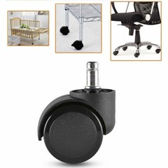 5PCS Office Desk Chair Caster Wheel Swivel Protect Floor Furniture Replacement