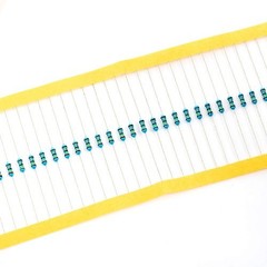 100pcs 1/4W 0.25W 24 Ohm 24R Metal Film Fixed Resistor 0.01 Tolerance Current