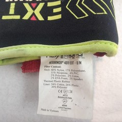 HexArmor EXT Rescue 4011 EXT Work Gloves Size M Nylon/Polyurethane/Neoprene