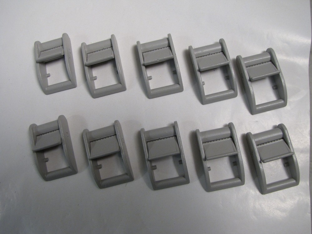 10 pcs Cam Buckles for 1″ Strapping Powder Coated Grey Color NEW