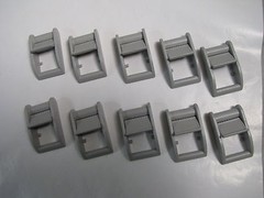 10 pcs Cam Buckles for 1″ Strapping Powder Coated Grey Color NEW