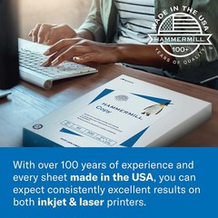 Hammermill Printer Paper, 20 lb Copy Paper, 8.5 x 11 – 10 Ream 5,000 Sheets