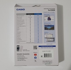Casio fx-CG50 Graphing Calculator, 16 MB, 3d Graph, Picture Plot, Python – NEW