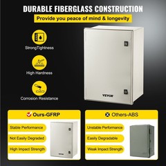 Advanced Protection Fiberglass Box 60x40x23cm for Electrical Gear