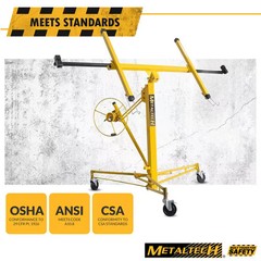 48″ Drywall Panel Hoist Jobsite Sheetrock Lift for Wall Ceiling