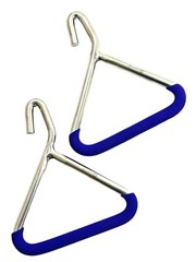 German Steel OB Apparatus Leg Catch Set 2 Handles Puller Hook and 1 Chain 60in