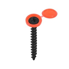 100Pcs 5mm Hinged Screw Cover Caps Plastic Fold Screw Snap Covers Red
