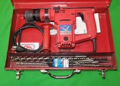 Milwaukee USA 1″ Corded Heavy Duty Hawk Rotary Hammer 5362-1 w/ Box Bits Manual