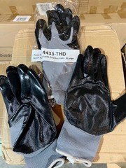 **NEW** 72 PAIRS FIRM GRIP NITRILE COATED WORK GLOVE WITH TOUCHSCREEN SIZE: XL