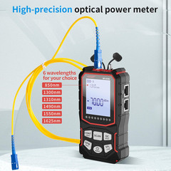 NF-918S Network Cable Tester with 6 Wavelength Optical Power Meter, Cable Toner