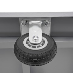 Platform Truck Cart, Heavy Duty Push Cart 2000LB with Detachable Rear Guardrail