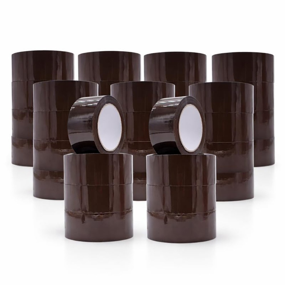 WOD CST20WBA Tan Packing Tape – 2″ in. x 110 Yards Per Roll (36 Rolls) – Stro…