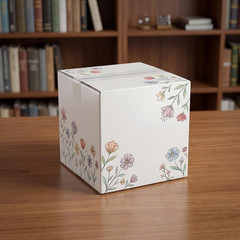 9X9X9 Shipping Boxes 15 Pack, White Corrugated Cardboard Boxes with Side-Lock an
