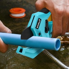 SHALL PVC Pipe Cutter, Cuts up to 2-1/2″, Heavy-Duty Aluminum Ratchet Pipe Cutte