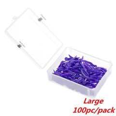 400 Pcs Dental Disposable Plastic Wedge With Hole All 4 Sizes Wave Shape Wedge
