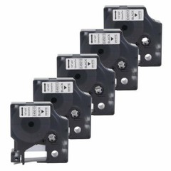 5-Pk/Pack D1 Label Tape 45013 S0720530 for DYMO LabelManager 160 280 420P