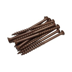 #10 x 3″ Deck Screws | Square Drive | Bugle Head | Brown Ruspert | 250pcs